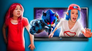 МОЙ Парень освободил СОНИКА.EXE! Нам НЕ СБЕЖАТЬ!! FNF против Sonic.exe в реальной жизни!