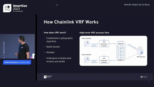 Chainlink VRF | Todor Karaivanov at SmartCon 2023 смотреть онлайн