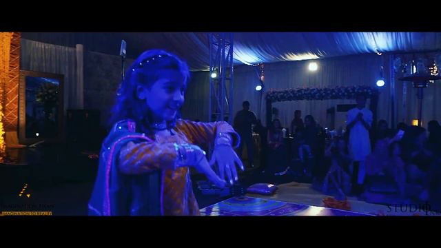 Mehndi Dance | little cute girl | Lehanga | By Jass Manak смотреть онлайн