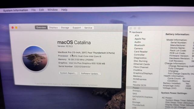 MacBook pro 2017,13'' 3.1,16Gb,512Gb, смотреть онлайн