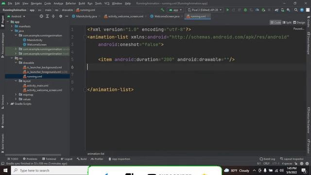 Ninja Running Animated Splash Screen || Drawable Animation смотреть онлайн