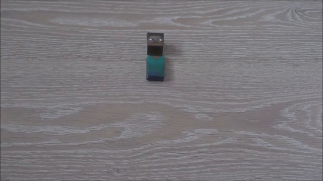 Как сделать Стива HD из Майнкрафт из бумаги? - схема #3 смотреть онлайн