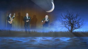 Над окошком месяц - трио Реликт (клип)