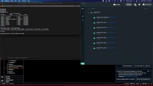 JAVA SPRING BOOT CONSOLE APP - POSTGRES - DOCKER COMPOSE