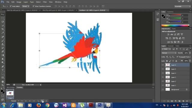 How to Save file gif in Adobe Photoshop CS6 смотреть онлайн