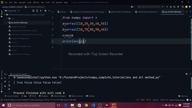any and all methods in numpy смотреть онлайн