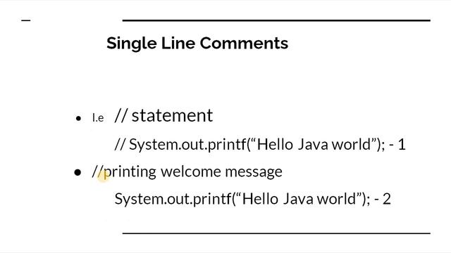 #java | java Comments | How use comments in java смотреть онлайн