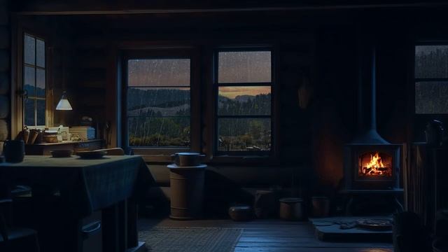 Ложись спать с расслабляющими звуками дождя смотреть онлайн