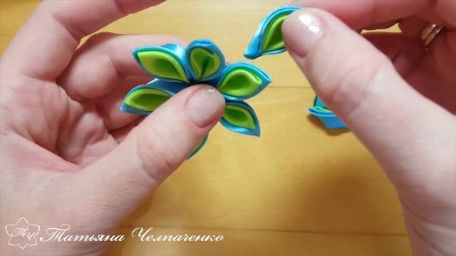 Заколка для волос "Цветочек" своими руками смотреть онлайн