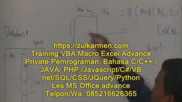 Training / Kursus VBA Macro Excel Advance, Les Privat Pemrograman Bahasa C/C++/PHP/JAVA/Vb net /C# смотреть онлайн