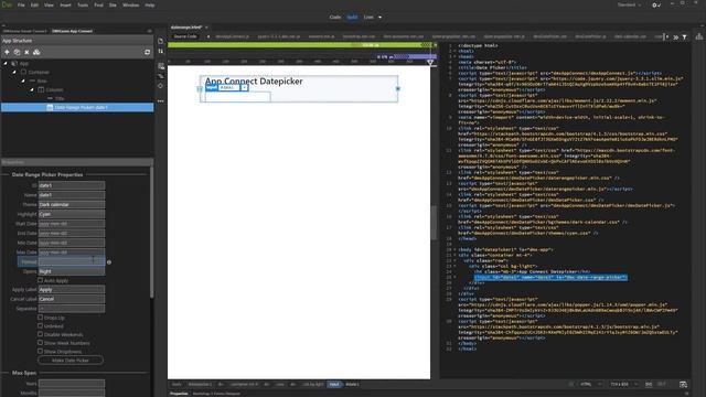 Add Date Range Picker on Your Page смотреть онлайн