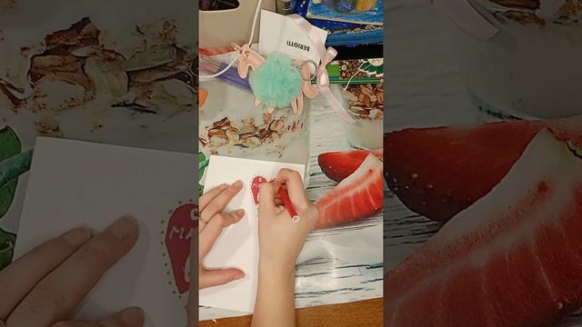 подарок на 8 марта своими руками/открытка #своимиРуками смотреть онлайн