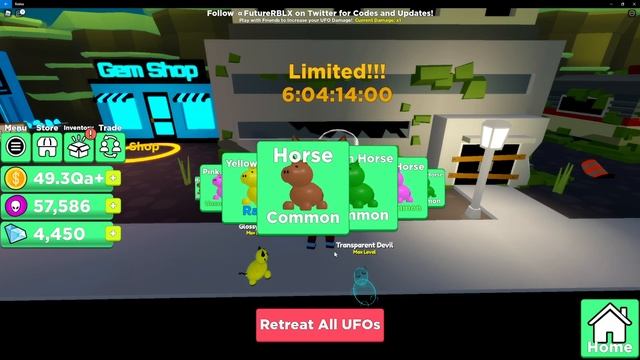 Blowing 100.000 Rebirth Coins on the new Limited Edition Eggs! - UFO Simulator [Roblox] смотреть онлайн