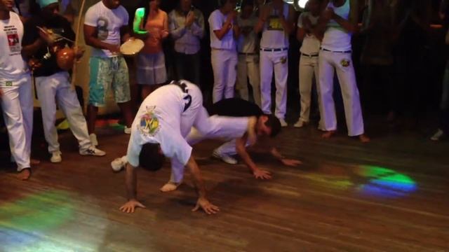 Malandro and Alan, Cordao de ouro cangaco - Moscow, Russia, capoeira miudinho смотреть онлайн