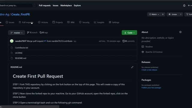 Make your first pull request with me! (Git and GitHub Tutorials Part 2) смотреть онлайн