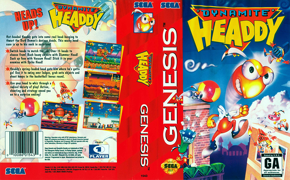 Dynamite Headdy прохождение SEGA смотреть онлайн