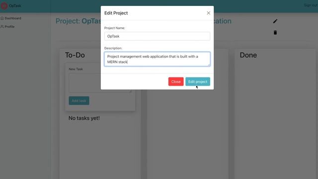 OpTask: A project management web app built using a MERN stack смотреть онлайн