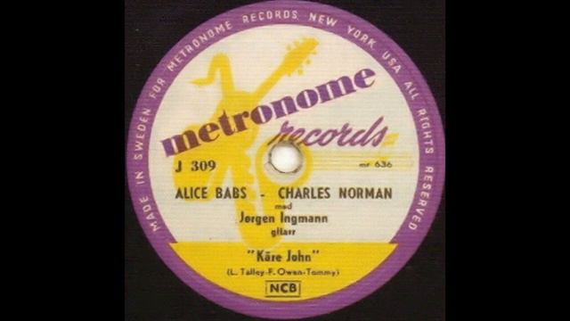 Alice Babs og Charles Norman - Käre John смотреть онлайн