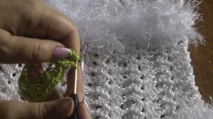 Красивая накидка пелерина крючком