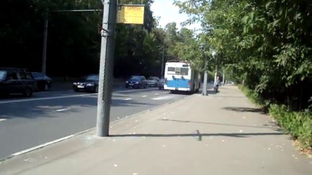 московский троллейбус ТролЗа оптима № 3156 маршрут 2 смотреть онлайн