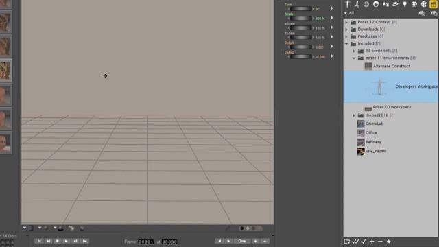 Setting your startup scene in Poser 12 смотреть онлайн