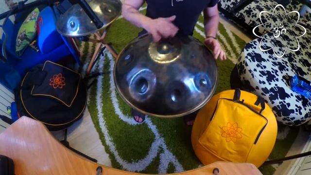 Handpan Atom Kurd 9+1 May Zoom Q8 + Oktava MK-012 смотреть онлайн