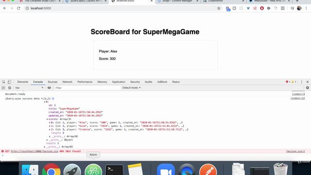 3. Finishing up the leaderboard - JQuery Side смотреть онлайн