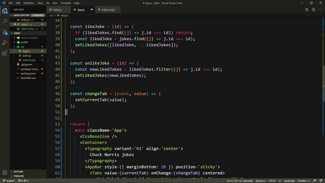 React Chuck Norris Jokes API App (cool features inside) смотреть онлайн