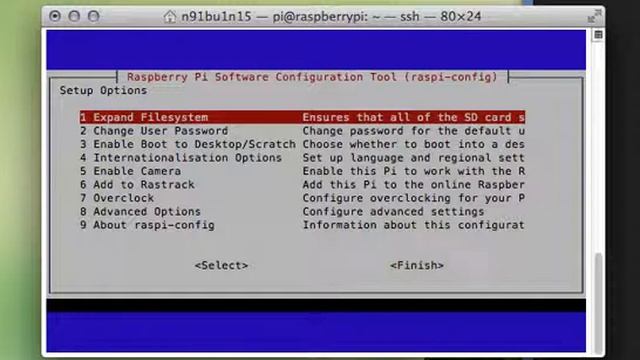 Raspberry Pi SSH & Raspi-config