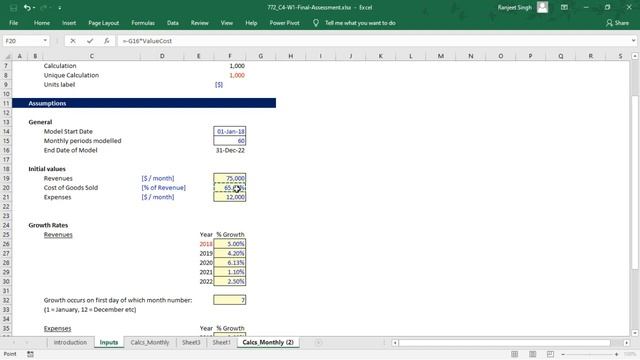 ANSWERS FOR Excel Skills for Business: Advanced WEEK 1 смотреть онлайн