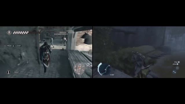 Assassin's Creed 2 vs Assassin's Creed 3 - Gameplay Comparison смотреть онлайн
