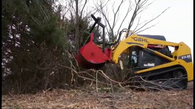 SEPPI M. - MIDIFORST skid steer - hyd. forestry mulcher / hyd. Forstmulcher смотреть онлайн