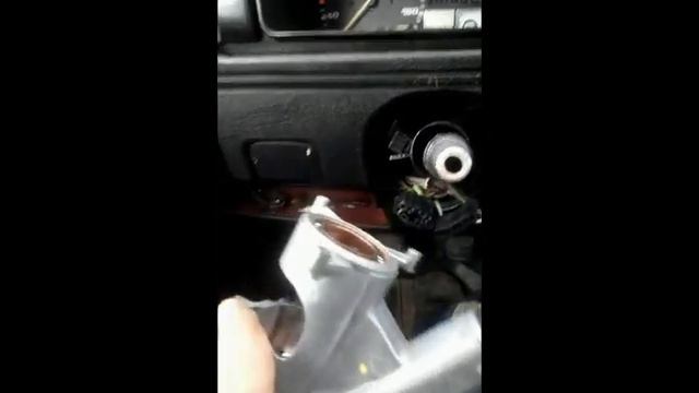 Замена замка зажигания.Замена стрекозы(подрульного переключателя).volkswagen Golf 2,Jetta 2.