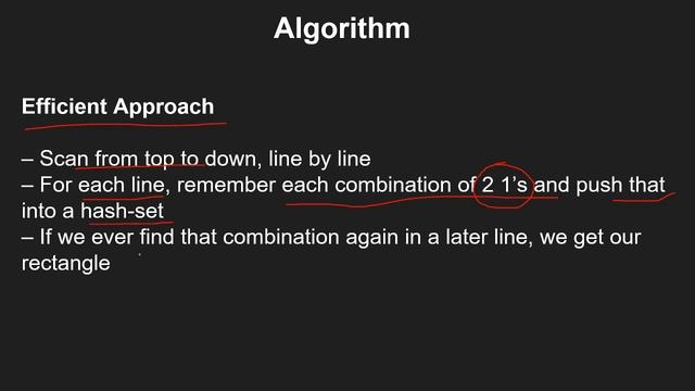 Find if there is a rectangle in binary matrix with corners as 1 | GeeksforGeeks смотреть онлайн