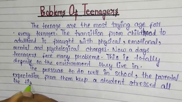Problems Of Teenagers Essay In English | Paragraph On Problems Of Teenagers | Common Problem Of Tee
