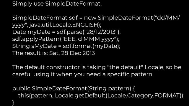 Java :How to determine day of week by passing specific date?(5solution) смотреть онлайн