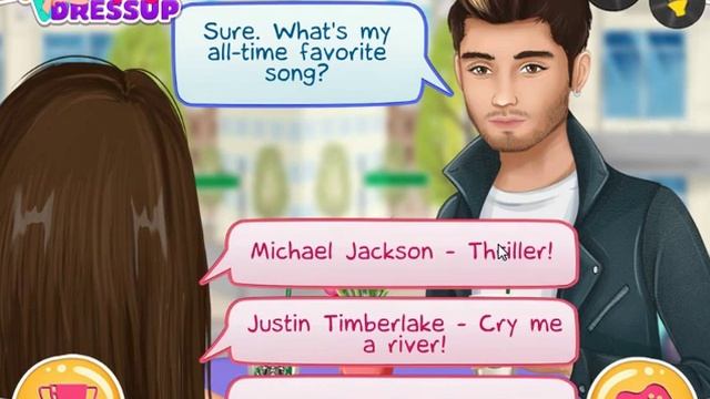 One Direction Video Game - Zayn Malik Date Simulator - Cutezee.com смотреть онлайн