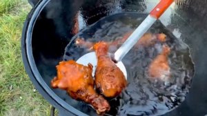 Куриные ножки в хрустящем кляре, приготовленные в казане!
