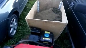 Мото тачка из снегоуборщика Wheelbarrow snow blower