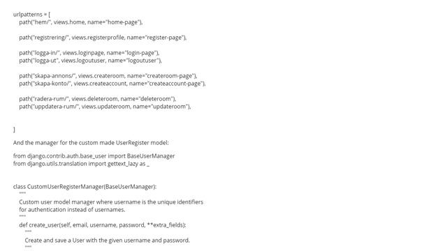Exception Type: KeyError when registering a new user using a custom made registe... (1 answer) смотреть онлайн