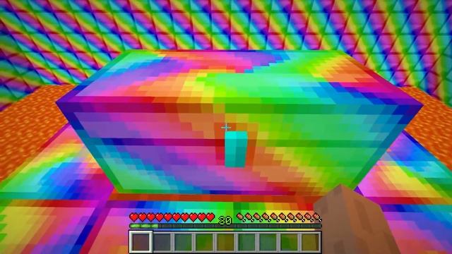 What's inside RAINBOW and LUCKY PORTAL in Minecraft ? LUCKY portal vs RAINBOW portal ! смотреть онлайн