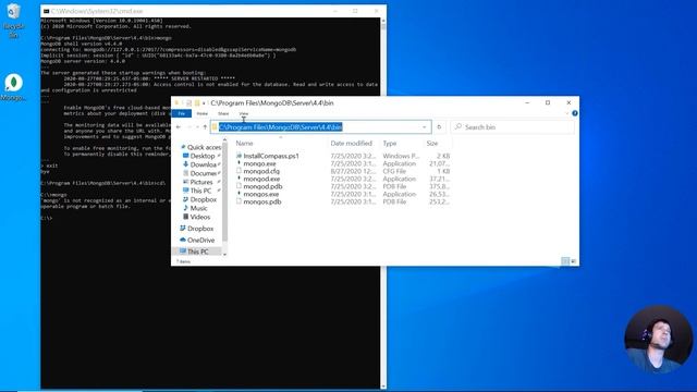 How to set up MongoDB on Windows 10 - Comprehensive Tutorial смотреть онлайн