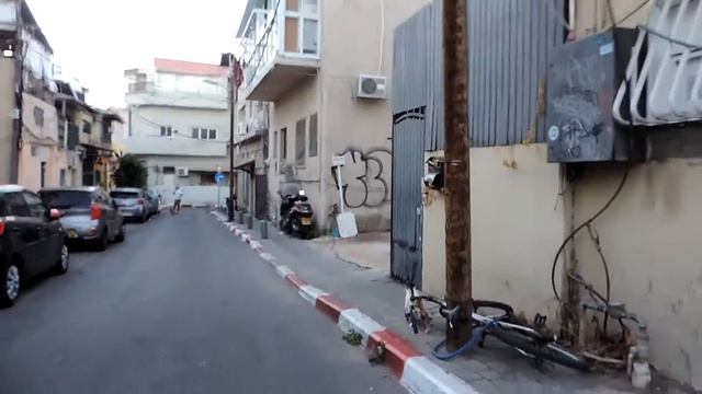 Тель-Авив По улице Gedera до рынка Кармель 28 мая 2017 Израиль смотреть онлайн