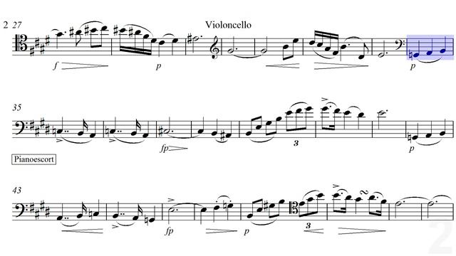 F.Schubert - Arpeggione Sonata D821- Adagio - Cello and Piano - Piano accompaniment смотреть онлайн