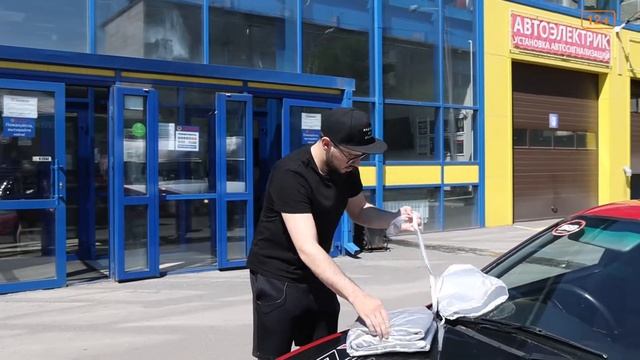 Защита авто от солнца и других вредных воздействий. На обзоре тент - чехол. смотреть онлайн