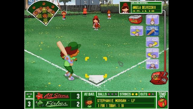 Little All Stars vs. Green Fishes | Backyard Baseball 1997 Gameplay смотреть онлайн