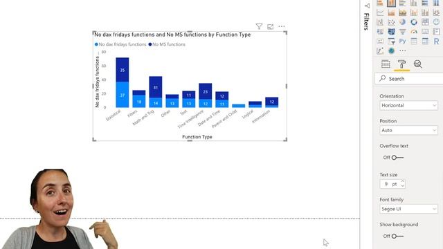 Show totals on a stacked column bar chart in Power BI смотреть онлайн
