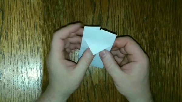 Оригами "Лодка" из тетрадного листа. Origami "Boat" from a notebook sheet.