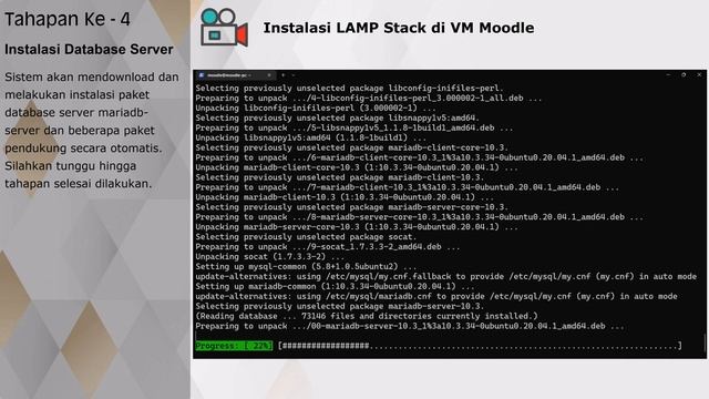 Instalasi LAMP Stack di Ubuntu Server 20 04 LTS Untuk Moodle смотреть онлайн