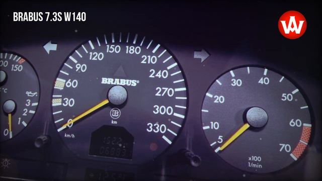 W140 BRABUS 7.3 S Based On The Mercedes-Benz S 600 S-class 1998